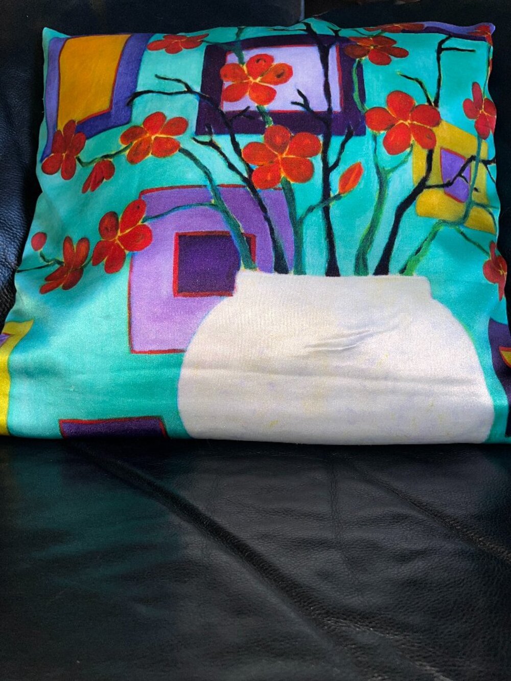 MARISKA MEIJERS AMSTERDAM PILLOW - LUXURY HOME DECOR ART - EXCELLENT - 18"X18"
